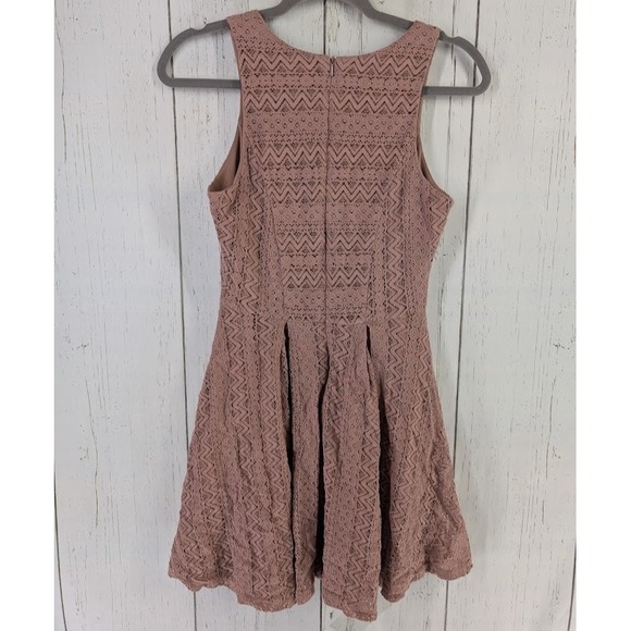 Monteau Size Small Muave Pink Lace Sleeveless Womens‎ Flowy Dress - Picture 8 of 8